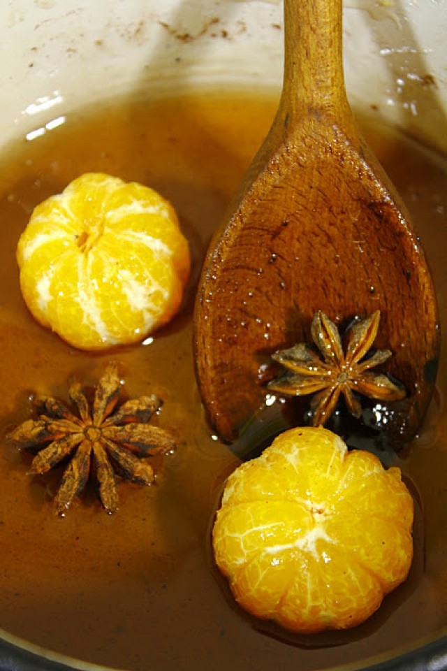 Przepisy wigilijne: mandarynki w syropie korzennym