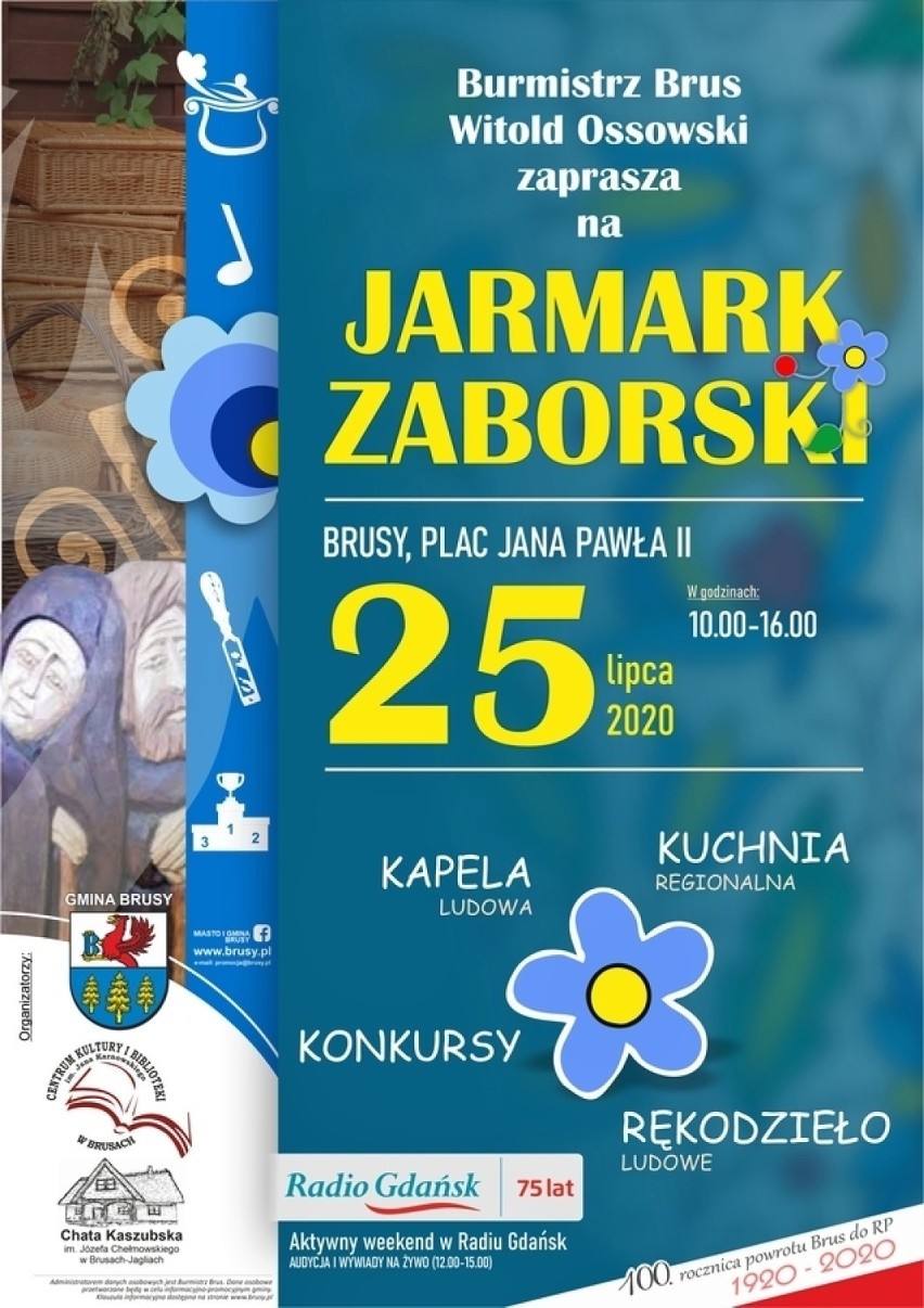 Promocja kultury kaszubskiej - Jarmark Zaborski w Brusach