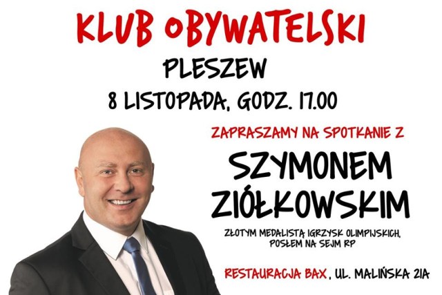 Szymon Ziółkowski w Pleszewie