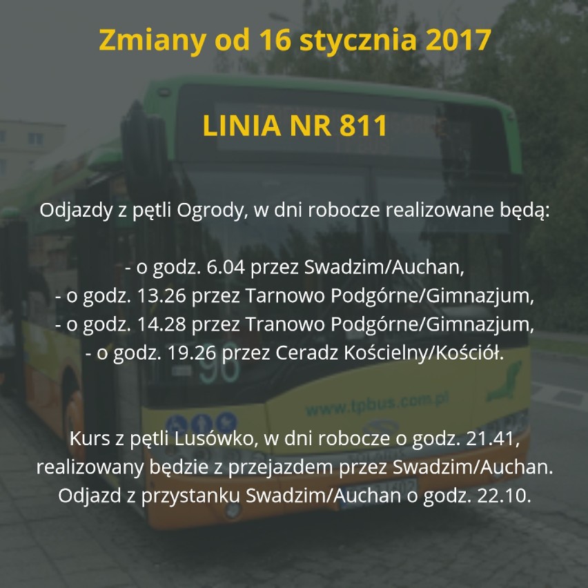 ZTM Poznań: Od poniedziałku zmiany w kursowaniu trzech linii autobusowych [SPRAWDŹ]