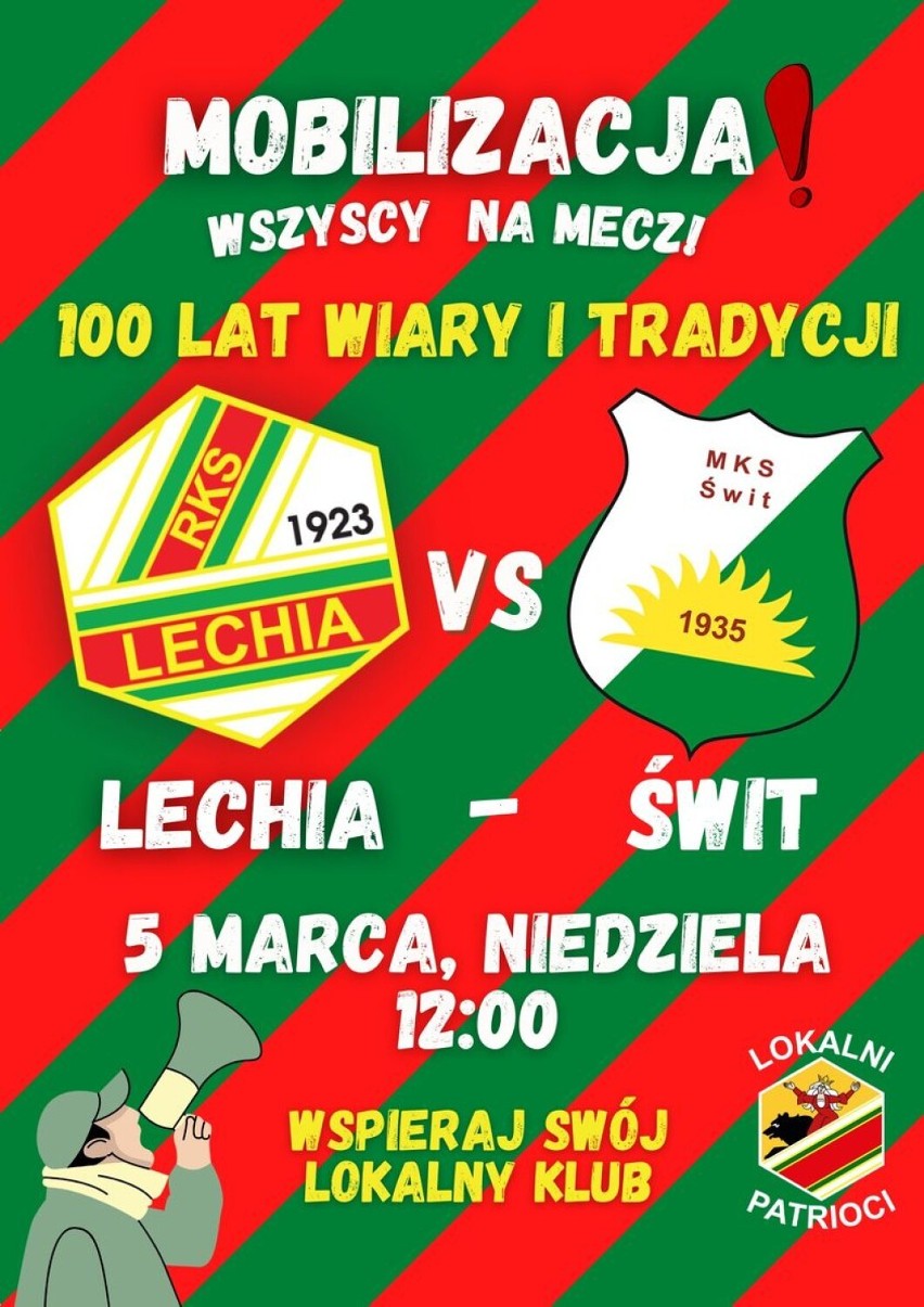 RKS Lechia Tomaszów zainauguruje rundę wiosenną w III lidze. To pierwszy mecz ligowy w roku obchodów 100-lecia klubu