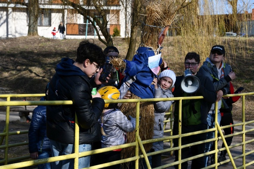 Wyjątkowe święto wiosny w Dolinie Silnicy w Kielcach. Zamiast Marzanny topili Putinnę. Zobacz zdjęcia i zapis transmisji