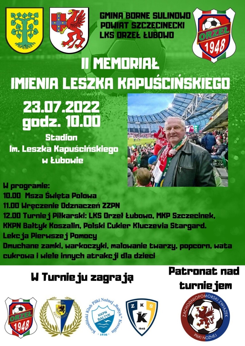 Piłkarska sobota w Łubowie. Memoriał im. Leszka Kapuścińskiego 