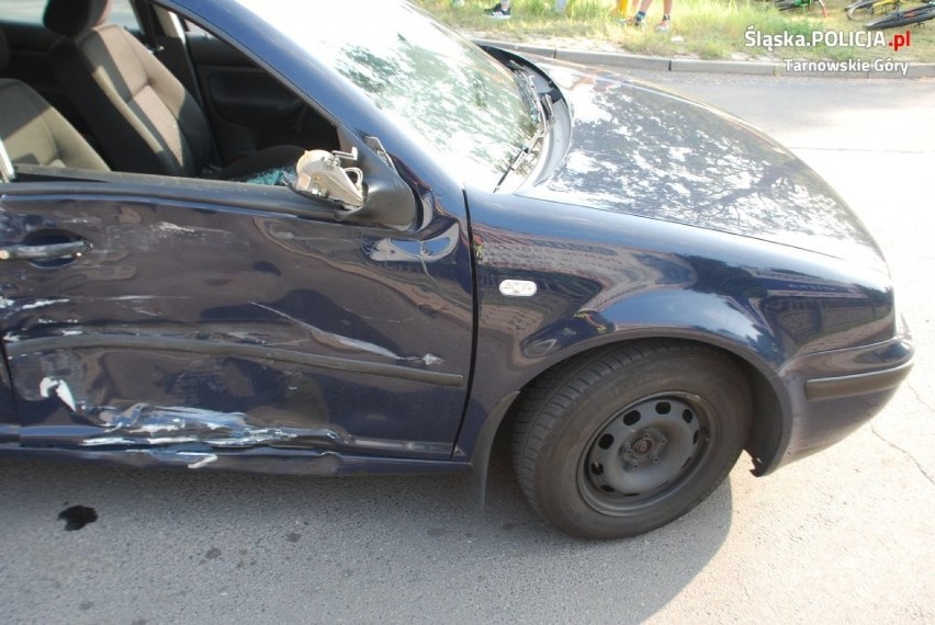 Tarnowskie Góry: wypadek motocyklisty. 25-latek w szpitalu