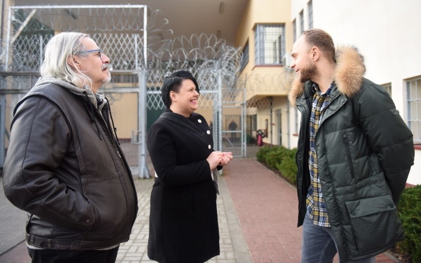 Na spotkanie z osadzonymi odbywającymi karę w Krzywańcu...