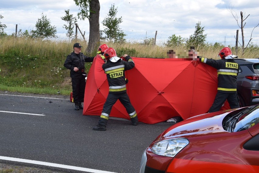 Poważny wypadek na DK nr 11 na trasie Szczecinek - Koszalin [zdjęcia]