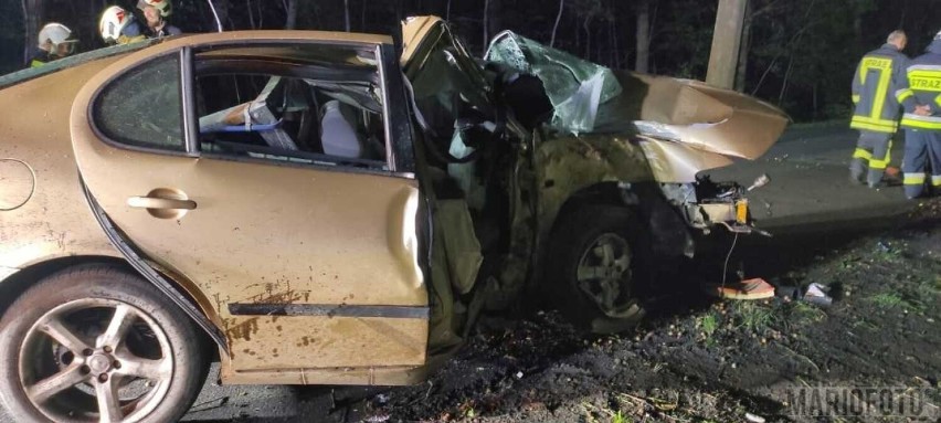 Wypadek w Opolu pomiędzy Czarnowąsami a Świerklem.