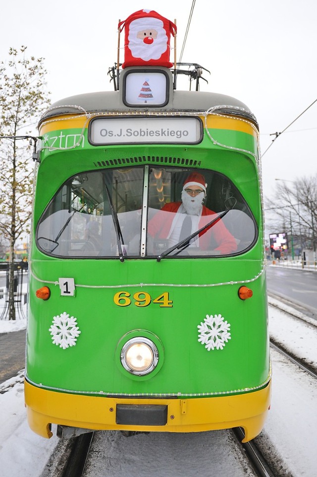 Świąteczna bimba znów wyjechała na poznańskie tory!