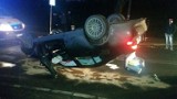 Wypadek w Radlinie: Dachowanie BMW. Wyglądało groźnie [ZDJĘCIA]