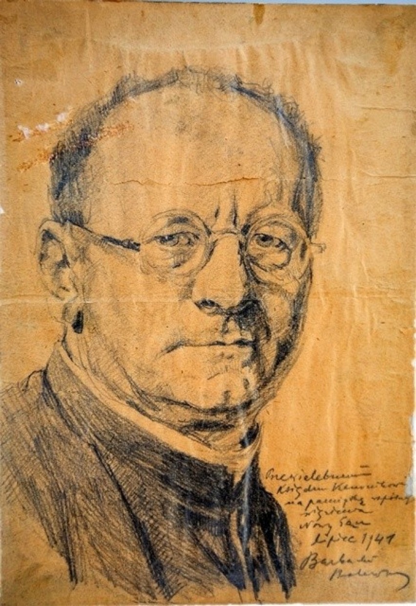 Jeden z portretów szkicowanych przez Barbackiego w więzieniu