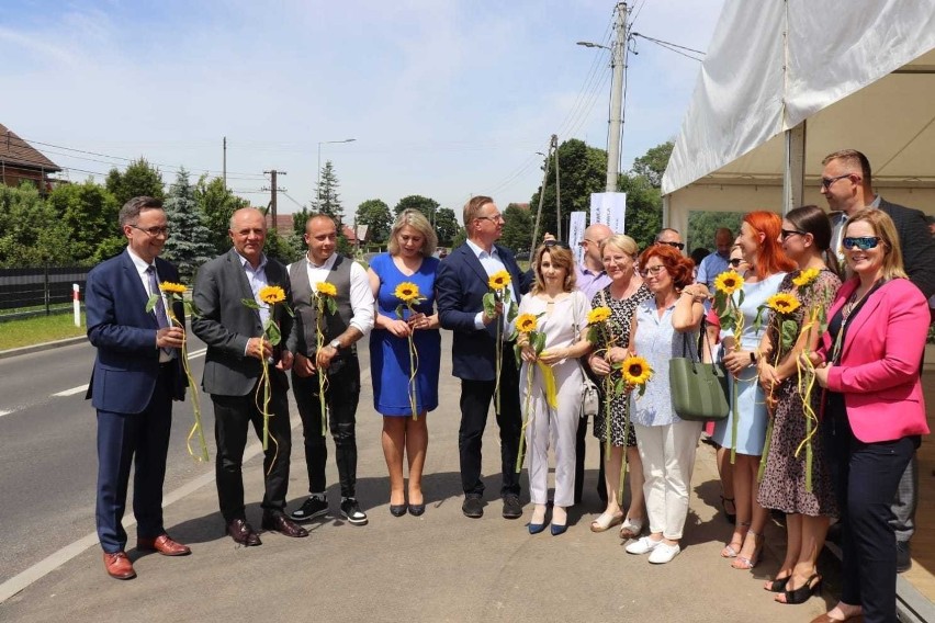 Przebudowana droga w Biestrzykowicach.