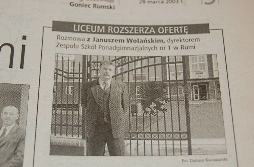 Z archiwum Gońca Rumskiego: I LO w Rumi z planami na...