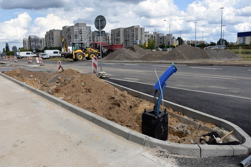 Zmiany na ulicy Sikorskiego w Legnicy.