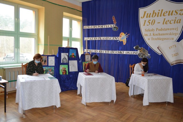 Szkoła Podstawowa im. Jana Kochanowskiego w Trzebiegoszczu w gminie Lipno zorganizowała trzy konkursy dla uczniów z okolicznych szkół. To był jeden z punktów obchodów 150. rocznicy powstania tej szkoły.