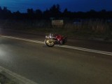 Śmiertelny wypadek motocyklisty w Łubiance koło Torunia [aktl.]