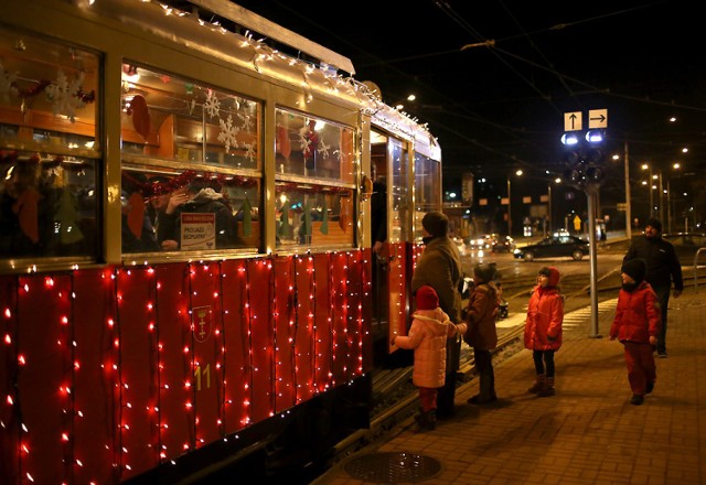 Świąteczny tramwaj w Gdańsku będzie kursował do 23 grudnia