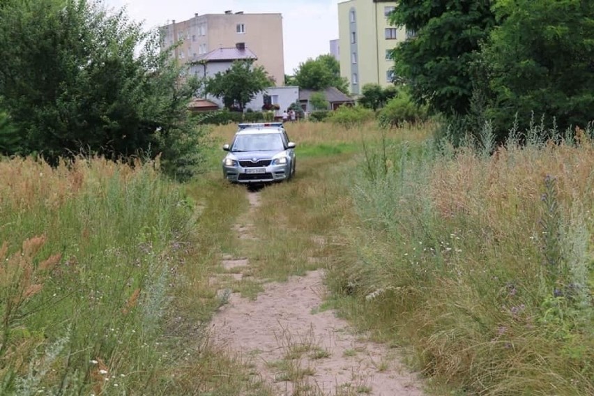 Ciało mężczyzny na łące za kościołem w Ostrowcu Świętokrzyskim. Na miejscu pracuje policja [ZDJĘCIA] 