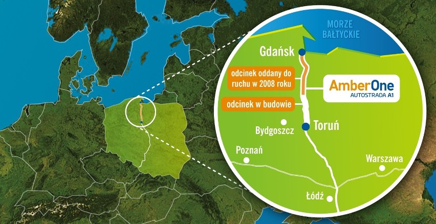 Północny odcinek Autostrady A1