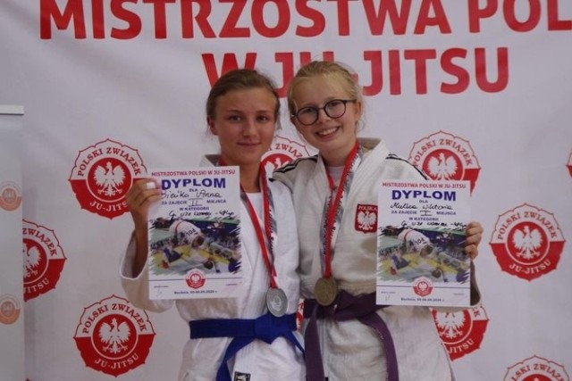 Wiktoria Mulka została mistrzynią Polski w ju jitsu w kategorii U21.