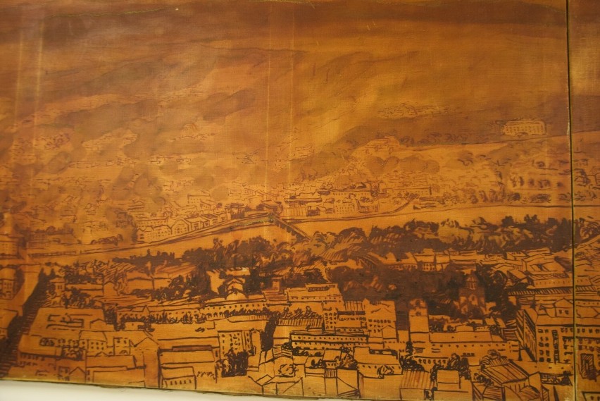Panorama Tbilisi, dzieło Stanisława Mazusia