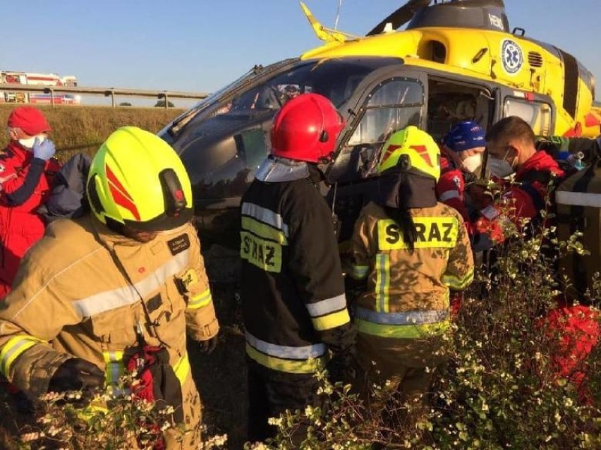 Wypadek autokaru z dziećmi na A1 koło Tczewa. Jechały nim...