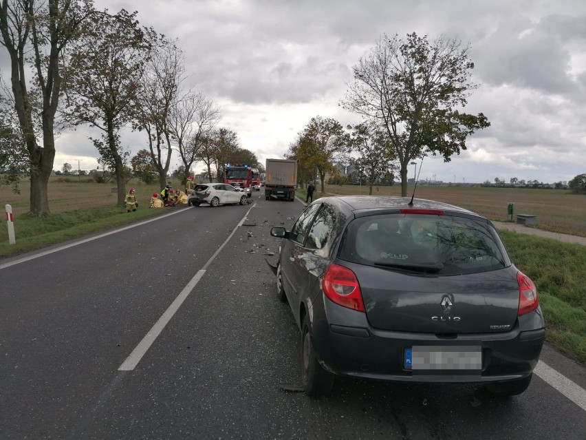 Wypadek na trasie Grodzisk-Ptaszkowo. Droga krajowa nr 32...
