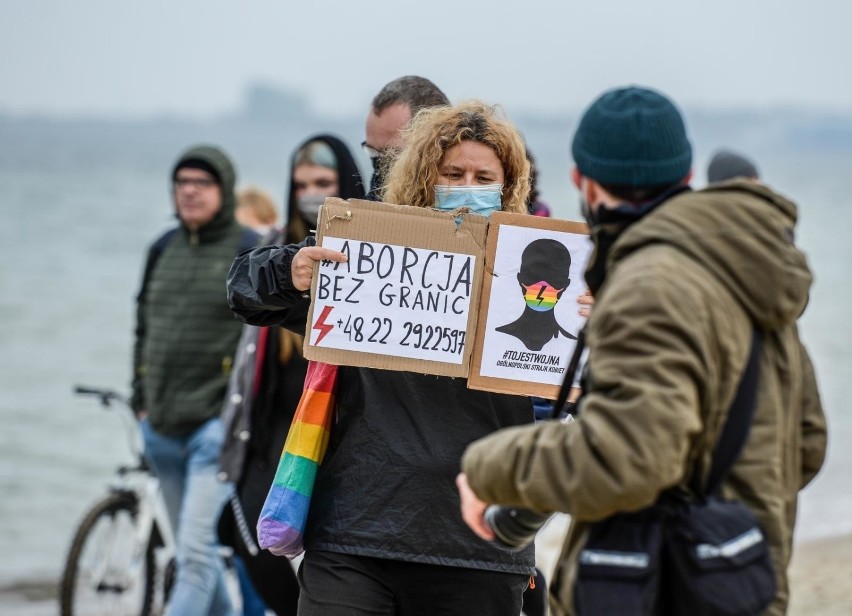 Strajk Kobiet w Trójmieście. W niedzielę, 1.11.2020,...