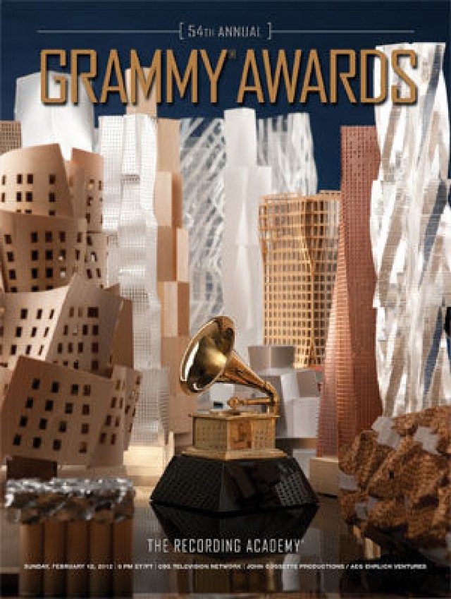 Plakat promujący tegoroczne rozdanie nagród Grammy.