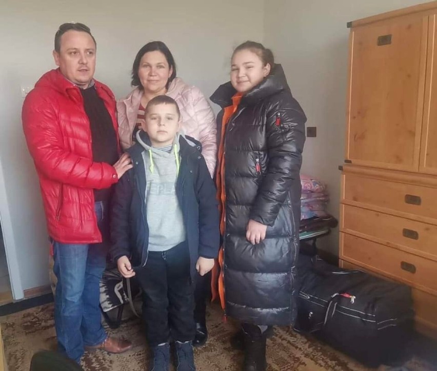 Gmina Poświętne przyjęła pierwszych uchodźców. Uciekali przed rosyjskim wojskiem [ZDJĘCIA]