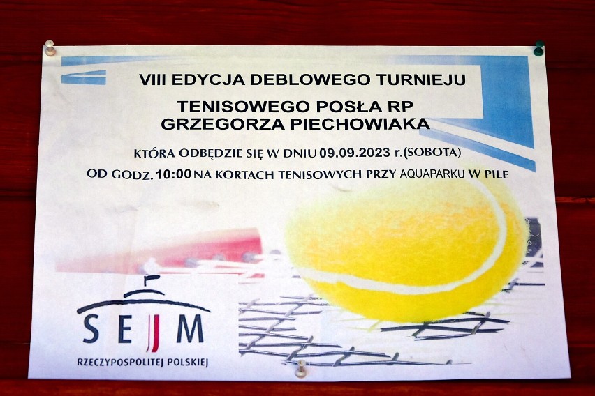 Po raz ósmy odbył się Deblowy Turniej Tenisowy Posła RP Grzegorza Piechowiaka. Zobaczcie zdjęcia