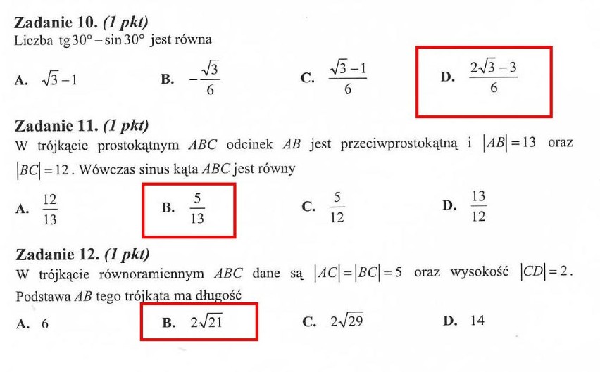 Matura z matematyki jest obowiązkowa po raz drugi....