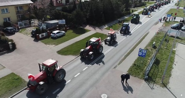 W Szczekocinach rolnicy wyszli na największy w historii województwa śląskiego protest.