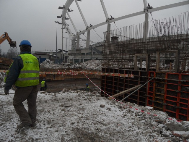 Już niedługo stacja Stadion Śląski będzie widoczna nie tylko na planach wykonawcy.