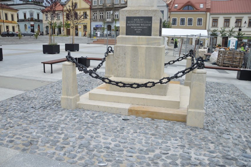 Rynek w Bochni po przebudowie