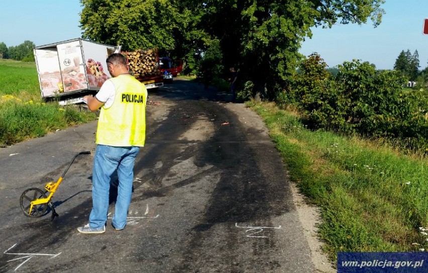 wypadek w pobliżu miejscowości Zalewo