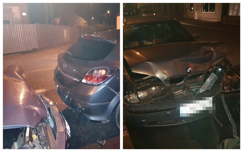 Wypadek w Brześciu Kujawskim. Kierowca BMW pijany