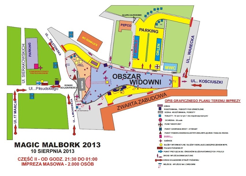 Magic Malbork 2013. Będą utrudnienia w związku z organizacją imprezy