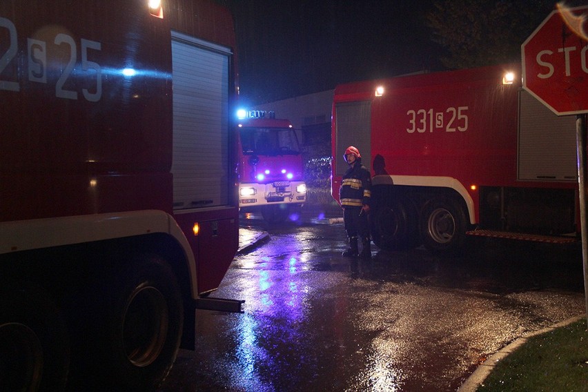 Groźny pożar w Bielsku-Białej. Nocna akcja strażaków