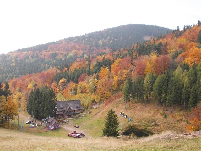 Srebrna Góra jesienią