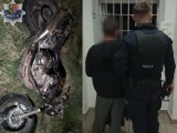 Policyjny pościg ulicami Przemkowa za motocyklistą z gminy Radwanice. 27-latek jechał bez prawka i pod wpływem narkotków