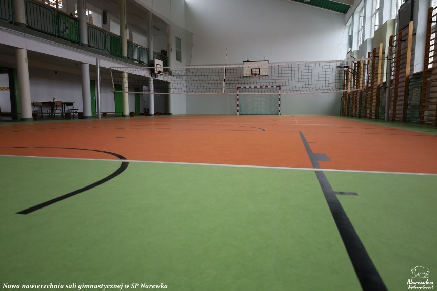 Remont sali gimnastycznej w Szkole Podstawowej w Narewce był...