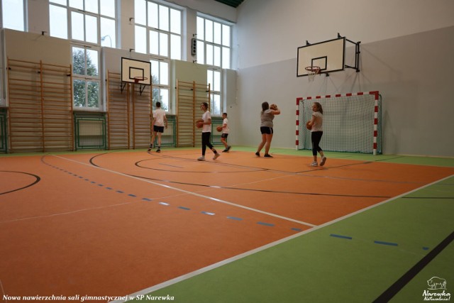 Remont sali gimnastycznej w Szkole Podstawowej w Narewce był możliwy dzięki pieniądzom z konkursu "Rosnąca odporność"