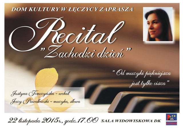 Dom Kultury w Łęczycy zaprasza na recital