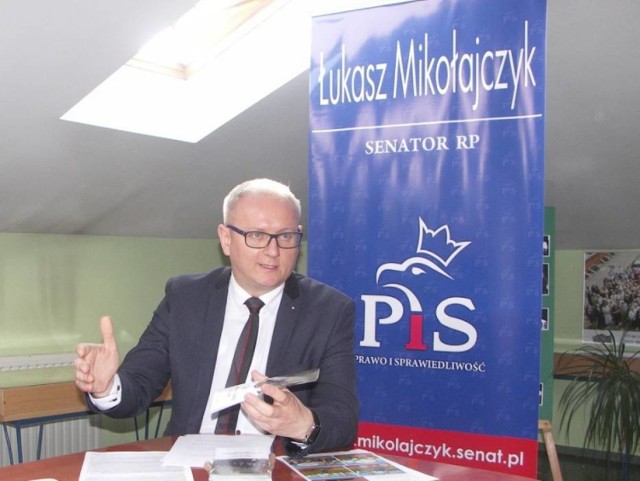 Łukasz Mikołajczyk jest senatorem z naszego okręgu