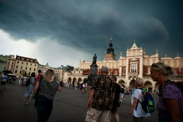 W poniedziałek burze mogą pojawić się prawie w całej Małopolsce.