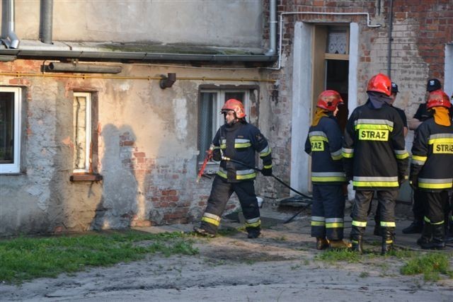 Malbork: Pożar w budynku wielorodzinnym przy ulicy 500-lecia