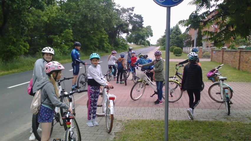 Stowarzyszenie "Euro - Rower" z Krzywinia zorganizowało zajęcia dla dzieci [ZDJĘCIA]