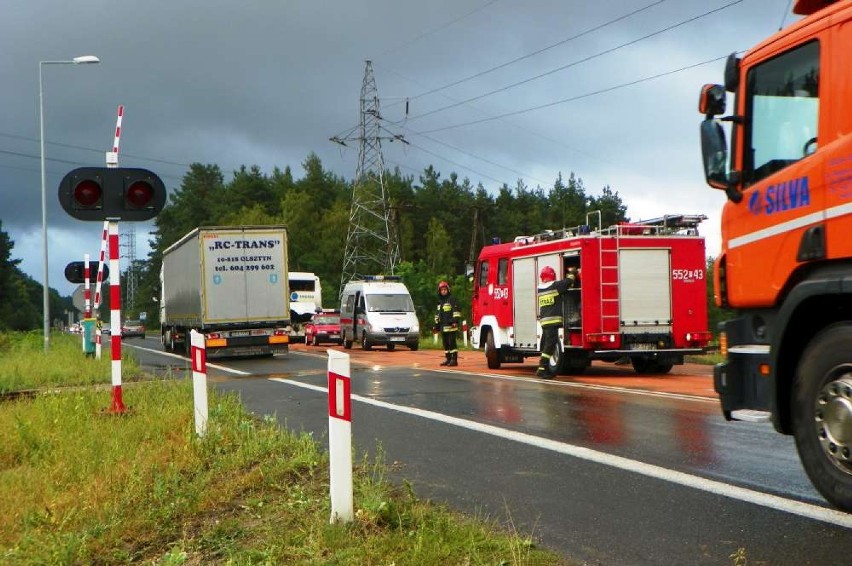 Wypadek autokaru w Pile