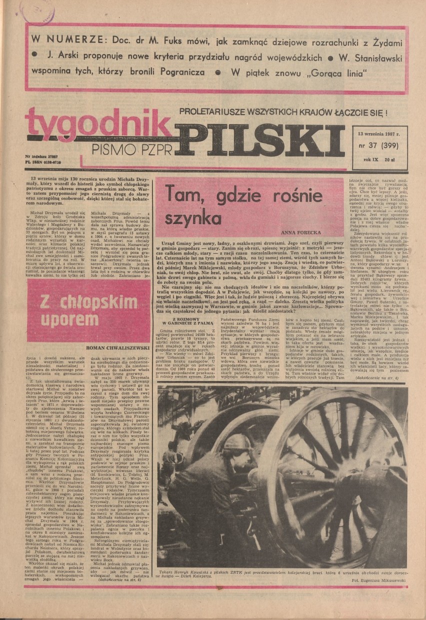 Musztra paradna na placu Staszica. Taki był rok 1987