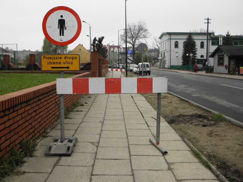 Żory: Remont w Śródmieściu: Przebudowa chodników, budowa ronda